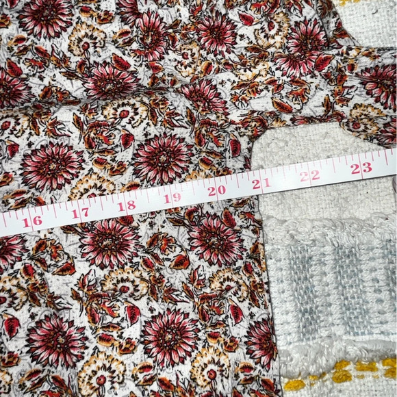 Cynthia Rowley Floral Smocked Boho Peasant Top Blouse Size Small New Never Worn - Picture 7 of 8